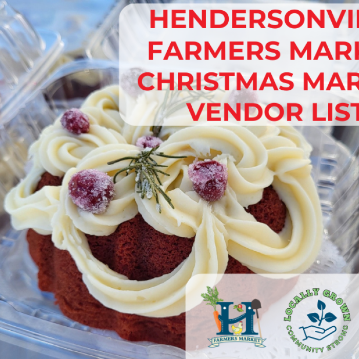 Vender List graphic for Christmas Market Dec 6