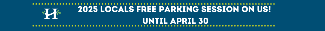 graphic with text about the free parking coupon