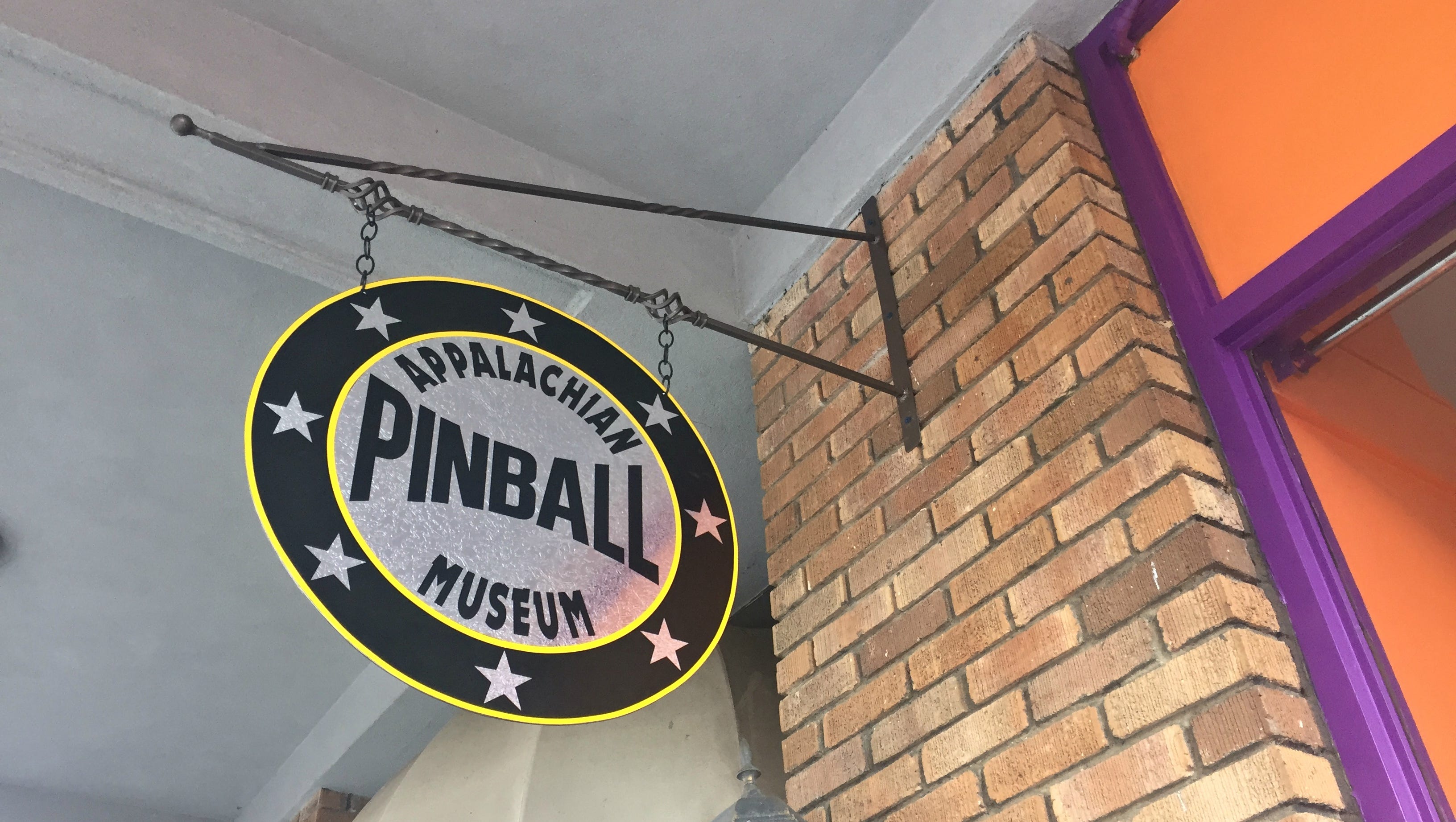 Pinball museum sign