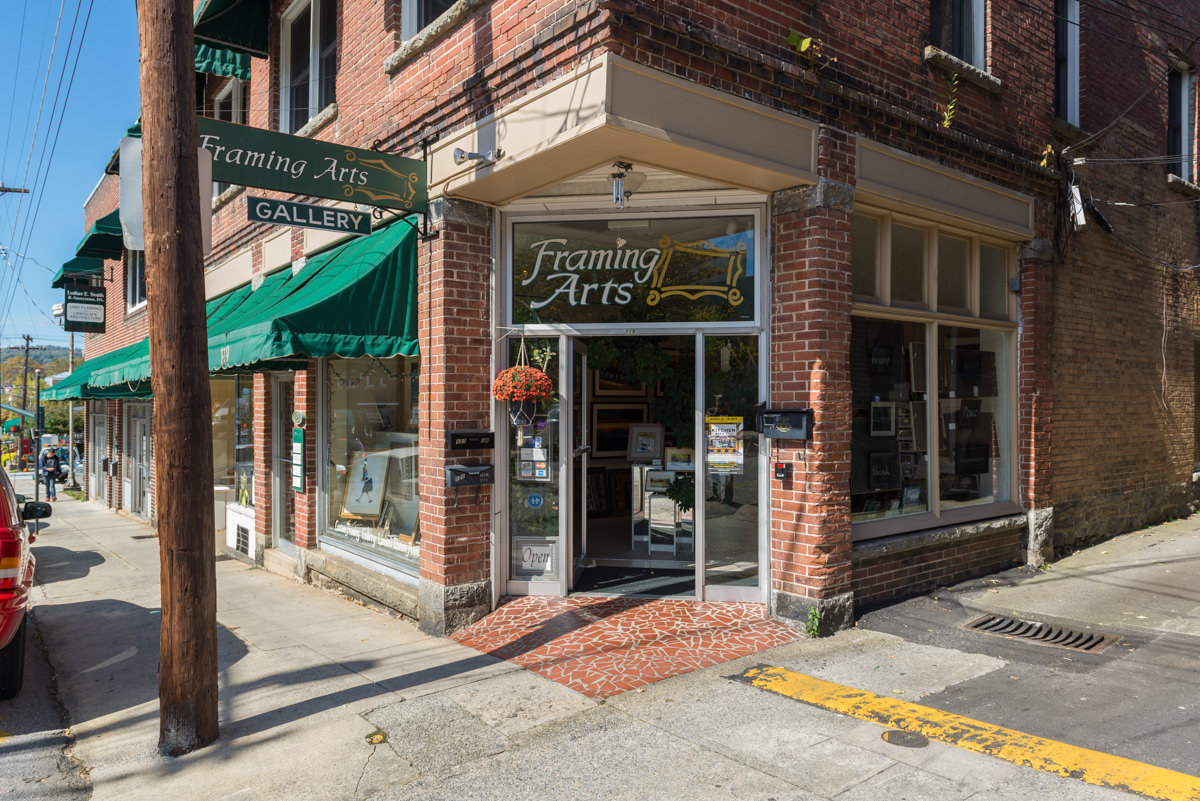Framing Arts' front door
