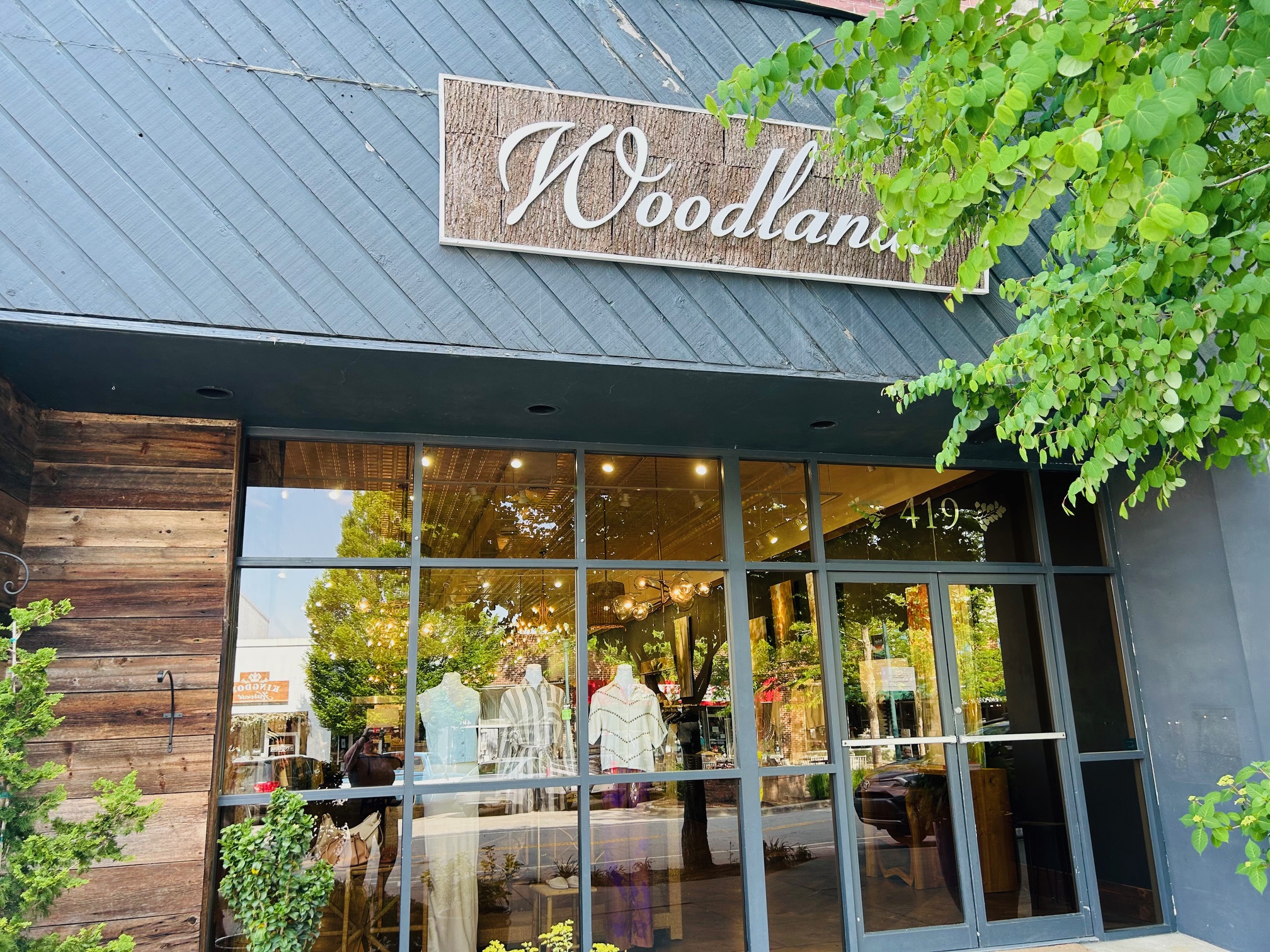 Woodlands store front