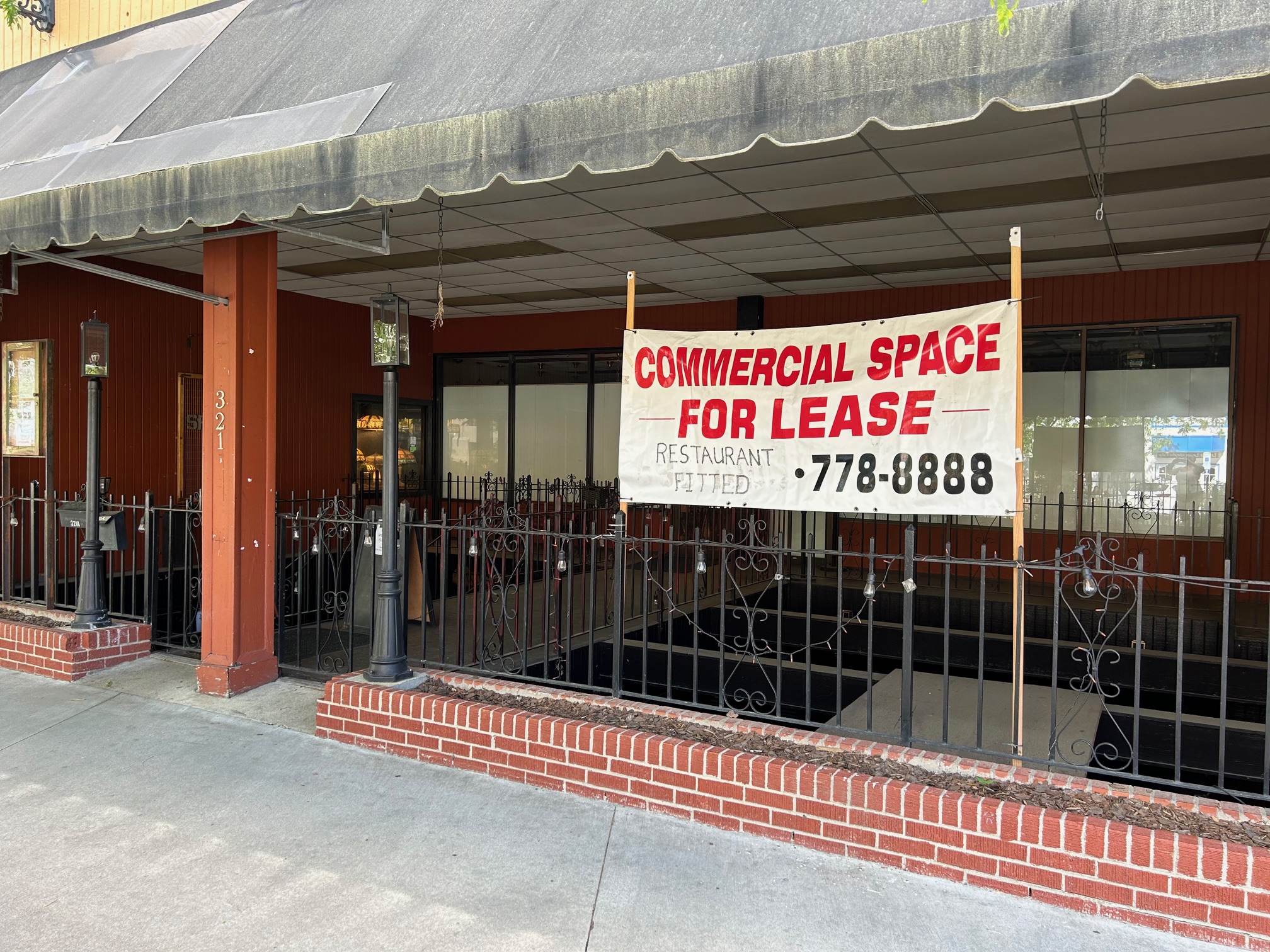 Store front for 321 N. Main St