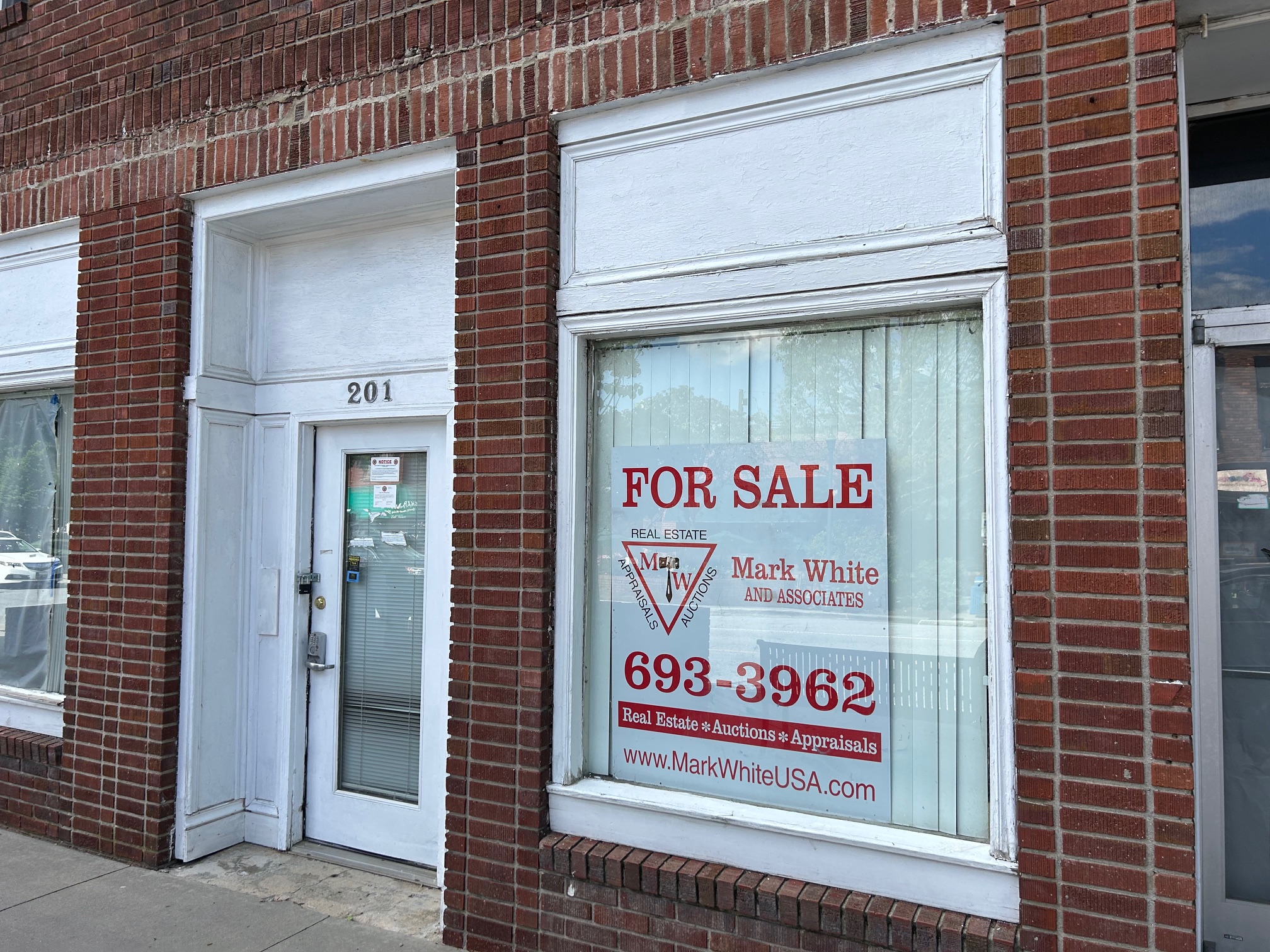 Store front for 201 N. Main Street