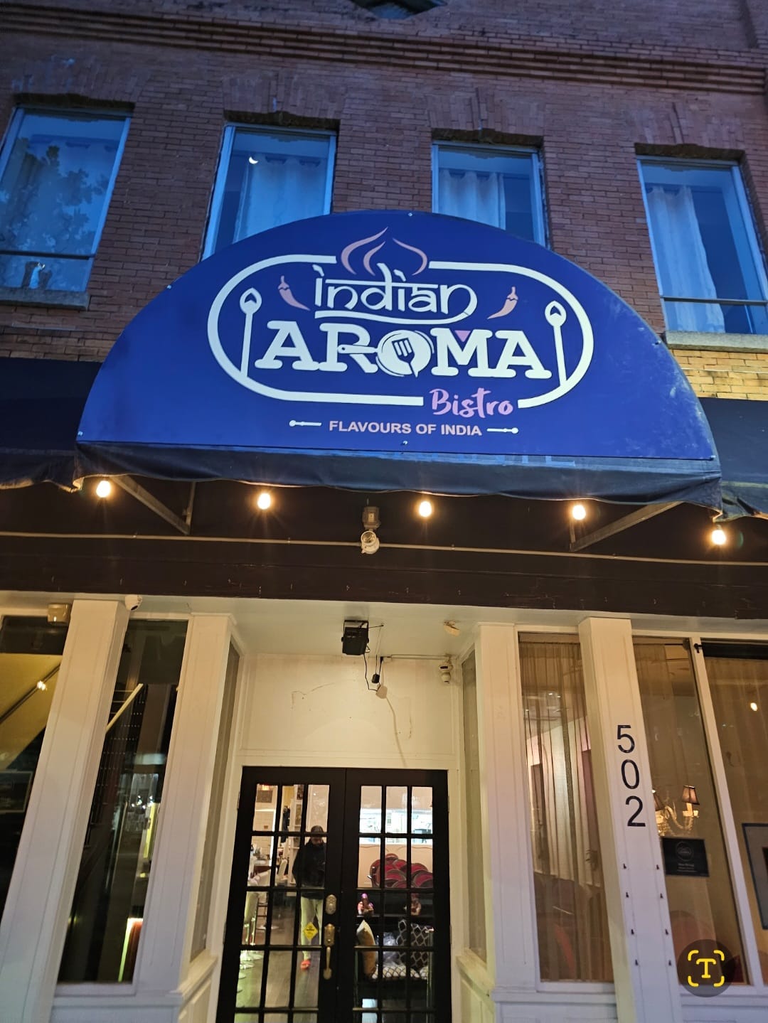 indian aroma bistro storefront