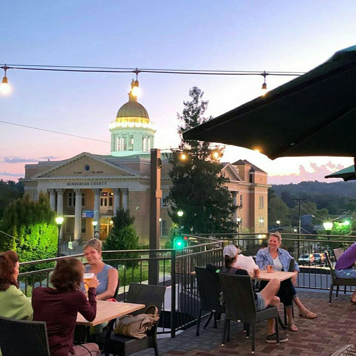 Shine rooftop and courthouse