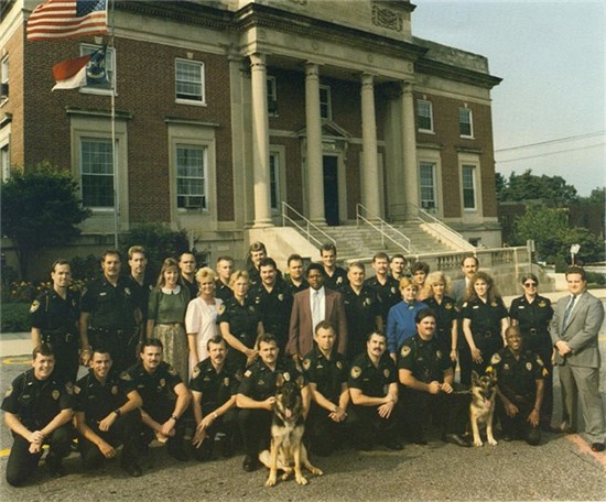 Hendersonville Police Department Group Photo from 1990