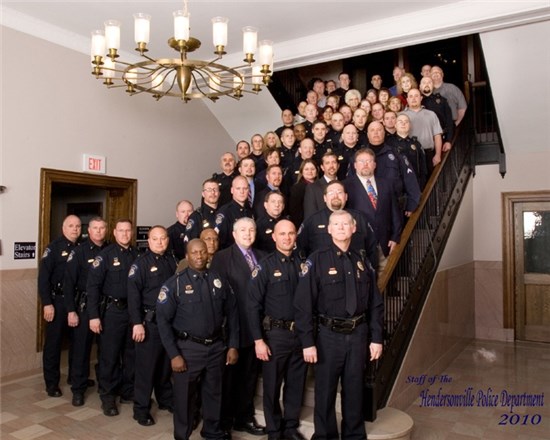 Hendersonville Police Department Group Photo from 2010