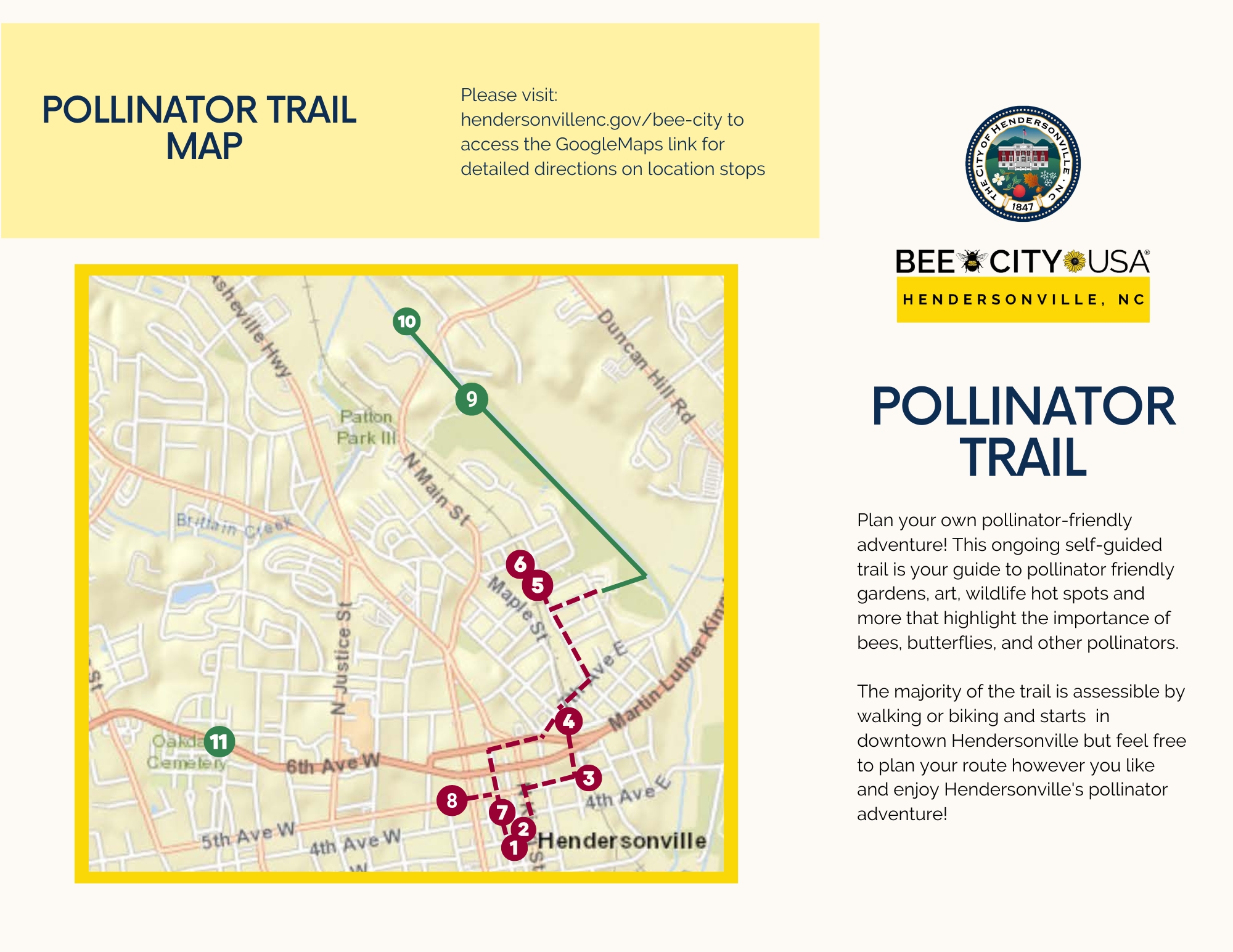 Bee City Pollinator Trail