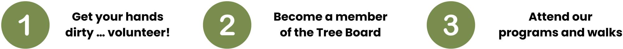 How to get involved with the Tree Board